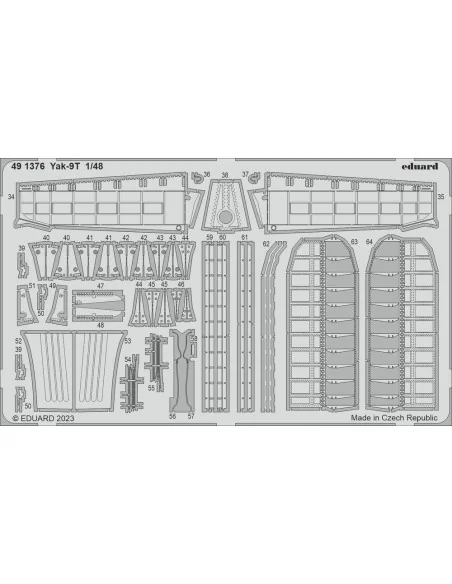 Yak-9T, 1/48 - Eduard Accessories BIG49388