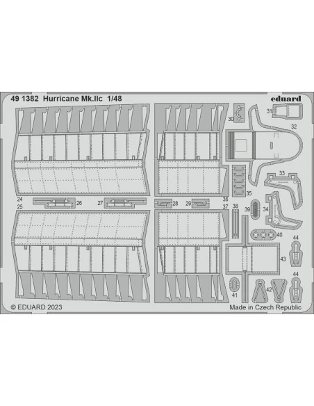 [NO_DESC] Hurricane Mk.IIc, 1/48 - Eduard Accessories BIG49390
