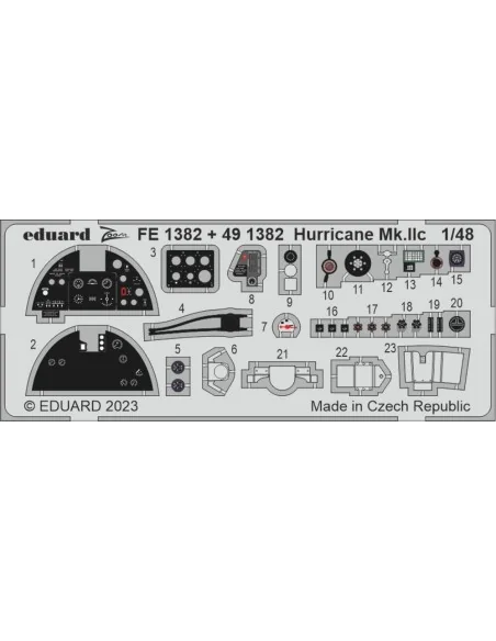 [NO_DESC] Hurricane Mk.IIc, 1/48 - Eduard Accessories BIG49390