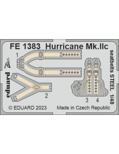 Hurricane Mk.IIc, 1/48 - Eduard Accessories BIG49390