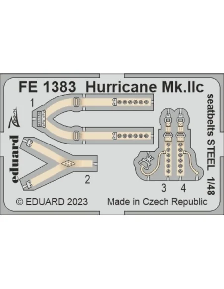 [NO_DESC] Hurricane Mk.IIc, 1/48 - Eduard Accessories BIG49390