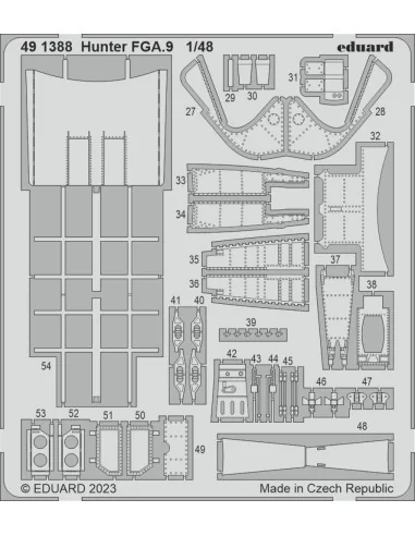 [NO_DESC] Hunter FGA.9, 1/48 - Eduard Accessories BIG49391