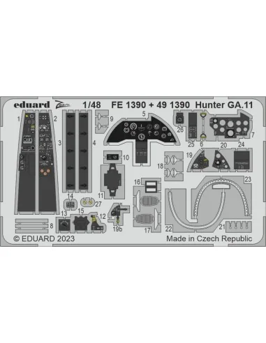 Hunter FGA.9, 1/48 - Eduard Accessories BIG49391