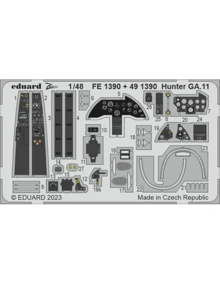 [NO_DESC] Hunter FGA.9, 1/48 - Eduard Accessories BIG49391