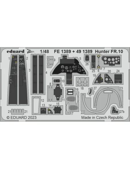 [NO_DESC] Hunter FR.10, 1/48 - Eduard Accessories BIG49392