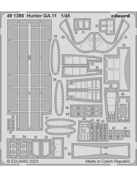 Hunter GA.11, 1/48 - Eduard Accessories BIG49393