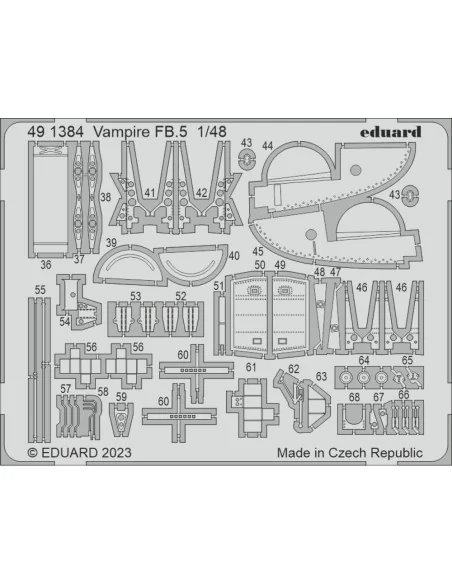 [NO_DESC] Vampire FB.5, 1/48 - Eduard Accessories BIG49394