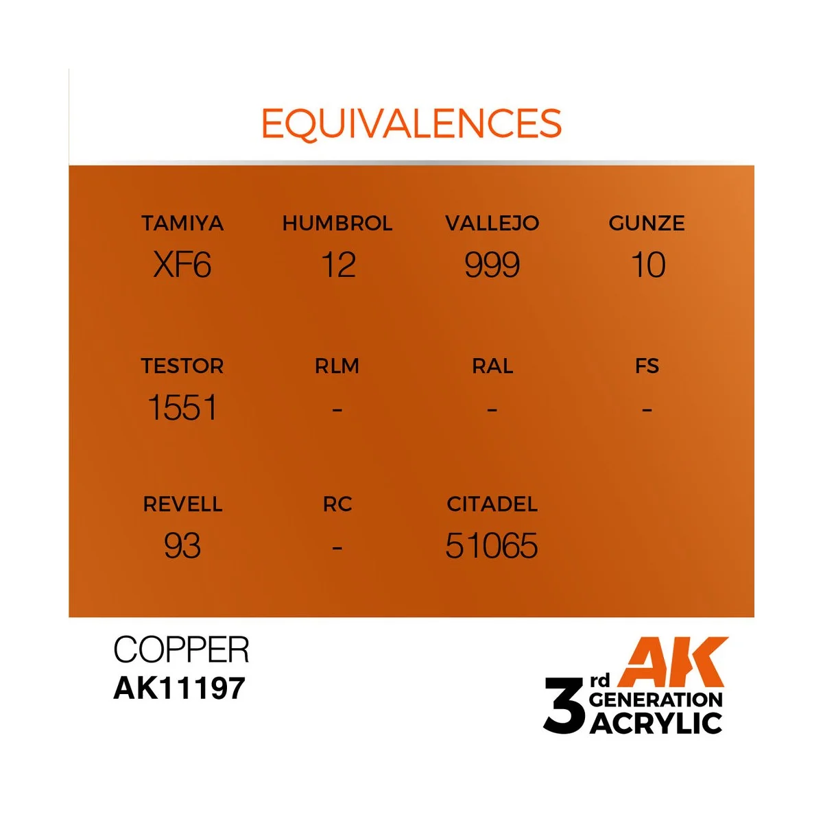 Copper 17ml - AK Interactive AK11197