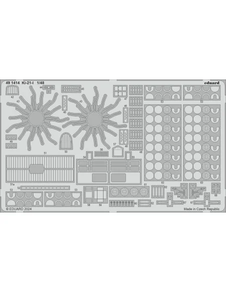 Ki-21-I ICM, 1/48 - Eduard Accessories BIG49403