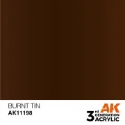 Burnt Tin 17ml - AK Interactive AK11198 Burnt Tin 17ml - AK Interactive AK11198