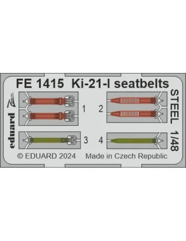 Ki-21-I ICM, 1/48 - Eduard Accessories BIG49403