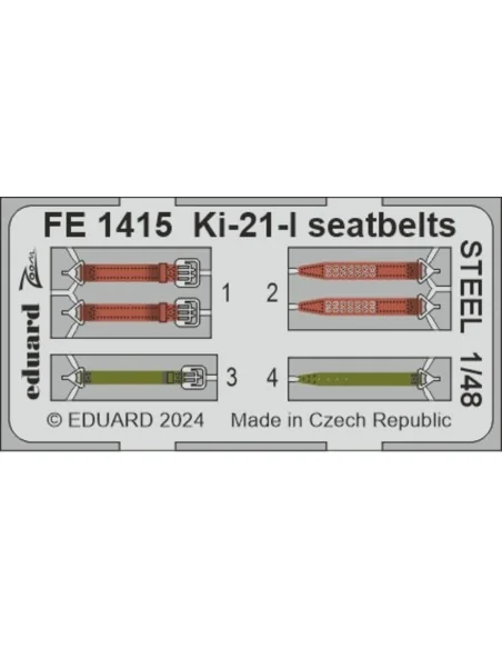 Ki-21-I ICM, 1/48 - Eduard Accessories BIG49403