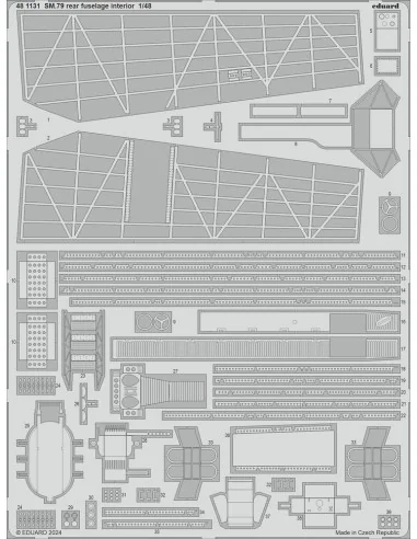 [NO_DESC] SM.79 EDU, 1/48 - Eduard Accessories BIG49405