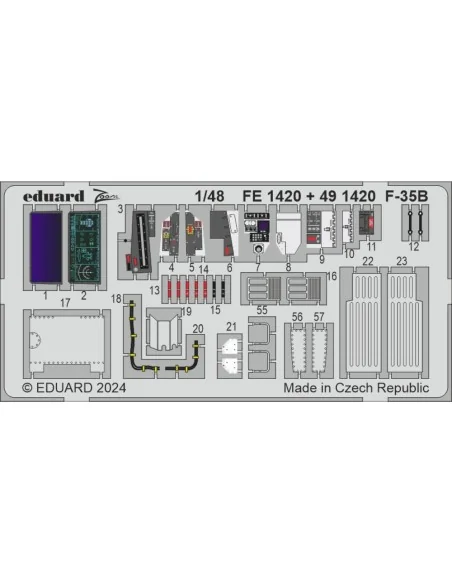 [NO_DESC] F-35B TAMIYA, 1/48 - Eduard Accessories BIG49406