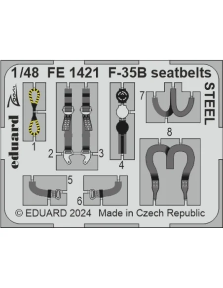[NO_DESC] F-35B TAMIYA, 1/48 - Eduard Accessories BIG49406