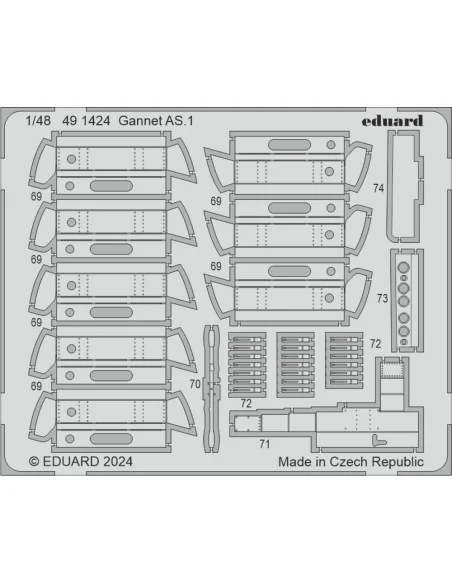 [NO_DESC] Gannet AS.1 AIRFIX, 1/48 - Eduard Accessories BIG49407