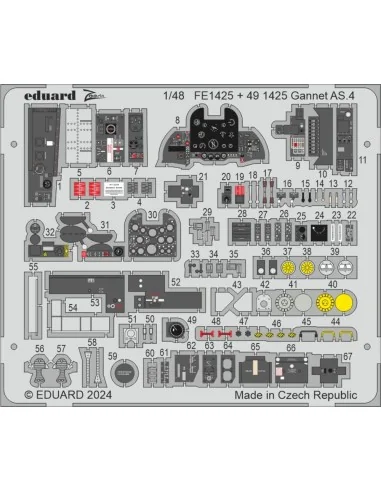 [NO_DESC] Gannet AS.4 AIRFIX, 1/48 - Eduard Accessories BIG49408