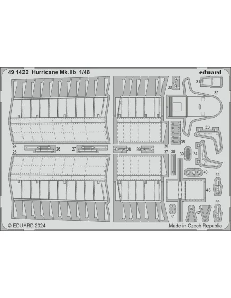 Hurricane Mk.IIb ARMA HOBBY, 1/48 - Eduard Accessories BIG49409