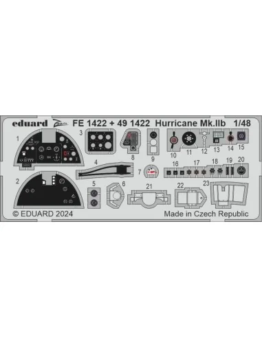 Hurricane Mk.IIb ARMA HOBBY, 1/48 - Eduard Accessories BIG49409