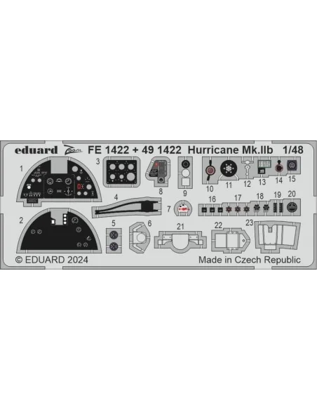 Hurricane Mk.IIb ARMA HOBBY, 1/48 - Eduard Accessories BIG49409