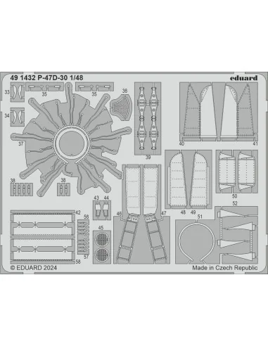 P-47D-30, 1/48 - Eduard Accessories BIG49410