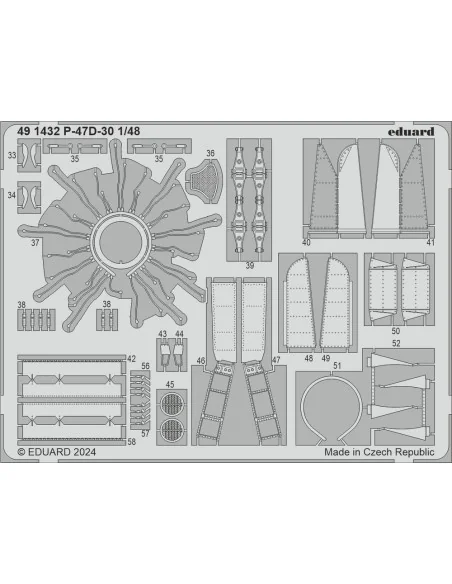 P-47D-30, 1/48 - Eduard Accessories BIG49410