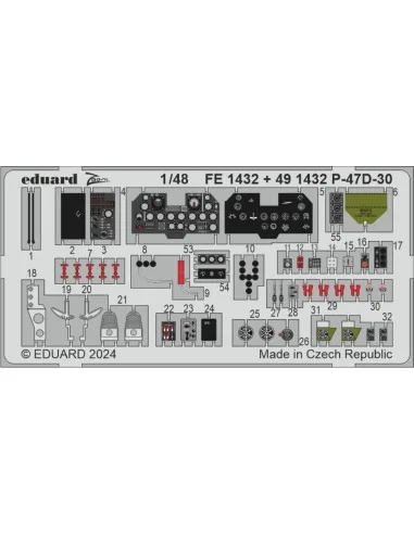 P-47D-30, 1/48 - Eduard Accessories BIG49410
