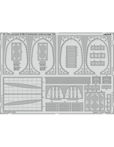Lancaster B Mk.III Dambuster PART II, 1/48 - Eduard Accessories BIG...
