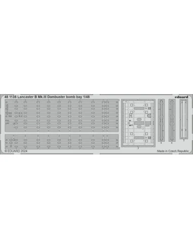 Lancaster B Mk.III Dambuster PART II, 1/48 - Eduard Accessories BIG...