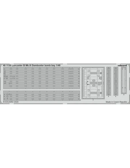 Lancaster B Mk.III Dambuster PART II, 1/48 - Eduard Accessories BIG...