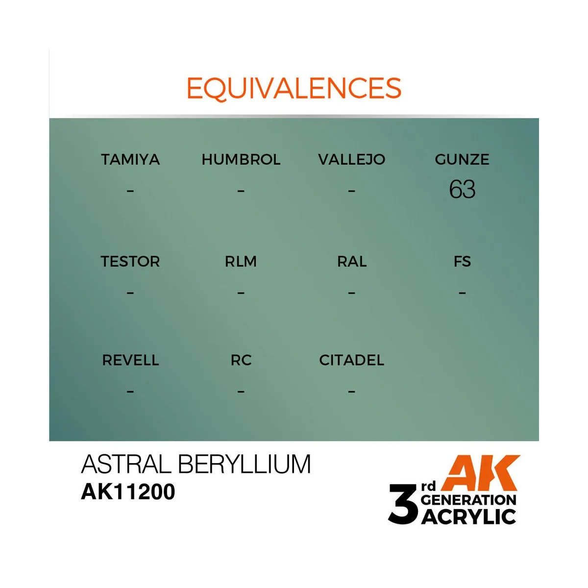 Astral Beryllium 17ml - AK Interactive AK11200