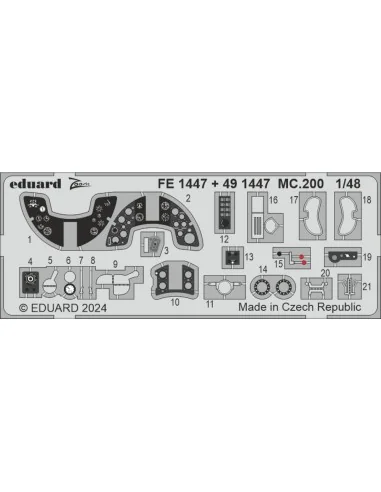 MC.200, 1/48 - Eduard Accessories BIG49417