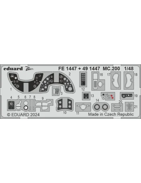 MC.200, 1/48 - Eduard Accessories BIG49417