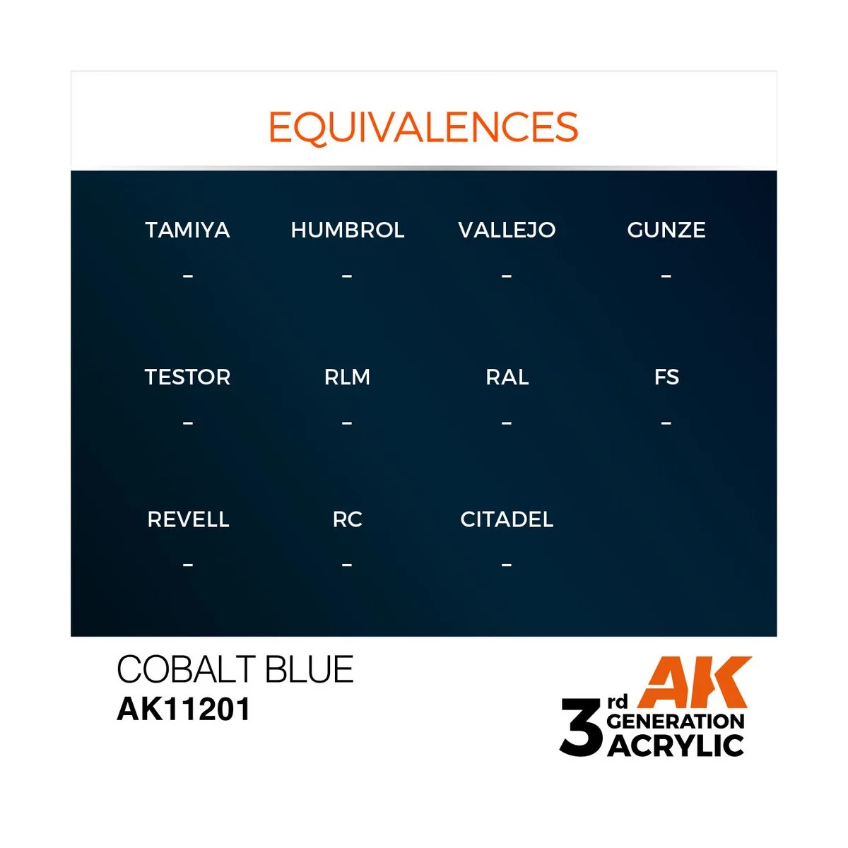 Cobalt Blue 17ml - AK Interactive AK11201