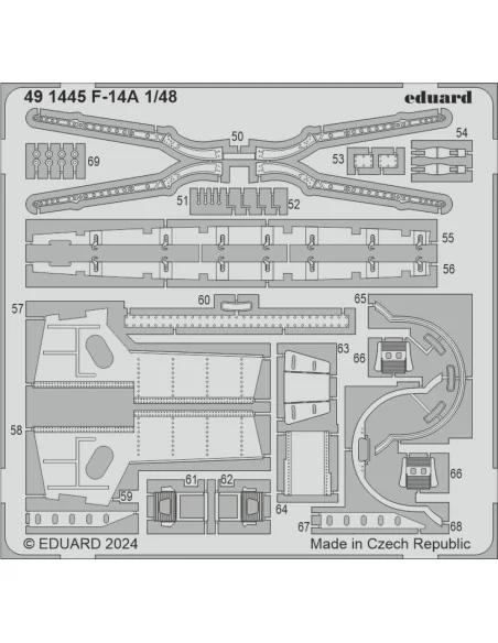F-14A, 1/48 - Eduard Accessories BIG49418