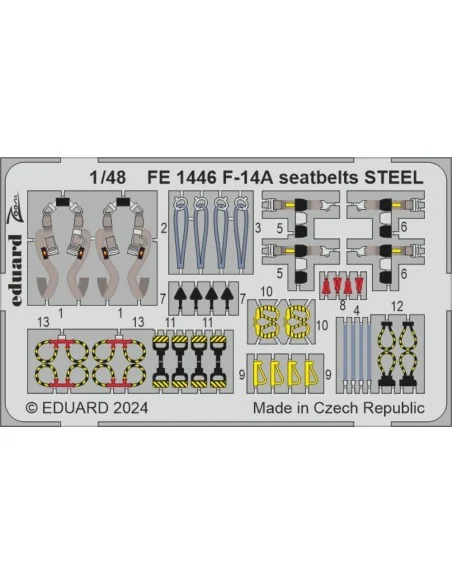 F-14A, 1/48 - Eduard Accessories BIG49418