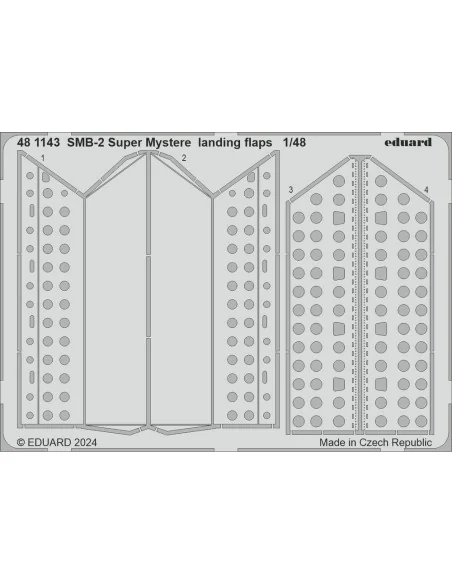 SMB-2 Super Mystere SPECIAL HOBBY, 1/48 - Eduard Accessories BIG49420