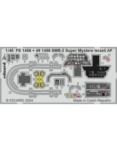 SMB-2 Super Mystere SPECIAL HOBBY, 1/48 - Eduard Accessories BIG49420