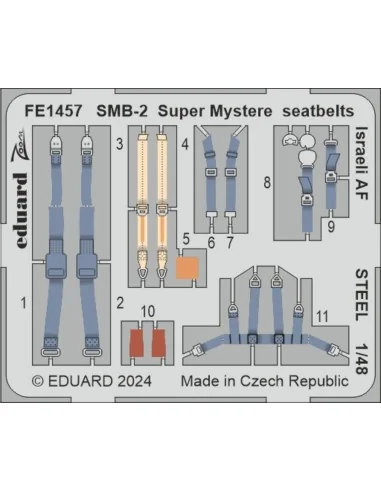SMB-2 Super Mystere SPECIAL HOBBY, 1/48 - Eduard Accessories BIG49420