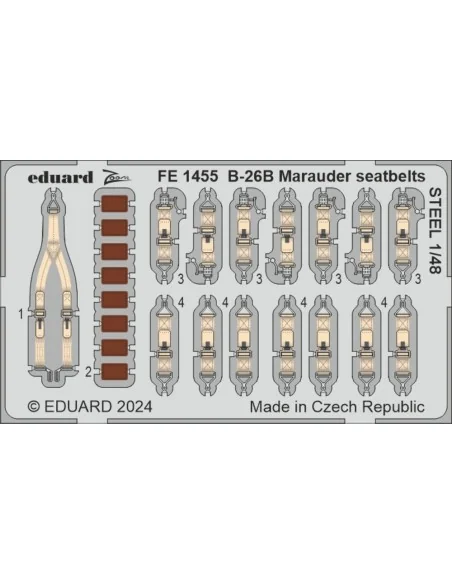 B-26B Marauder PART I ICM, 1/48 - Eduard Accessories BIG49421