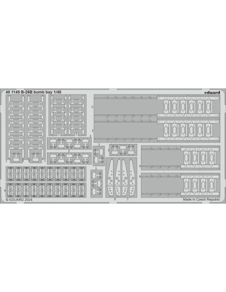 B-26B Marauder PART II ICM, 1/48 - Eduard Accessories BIG49422