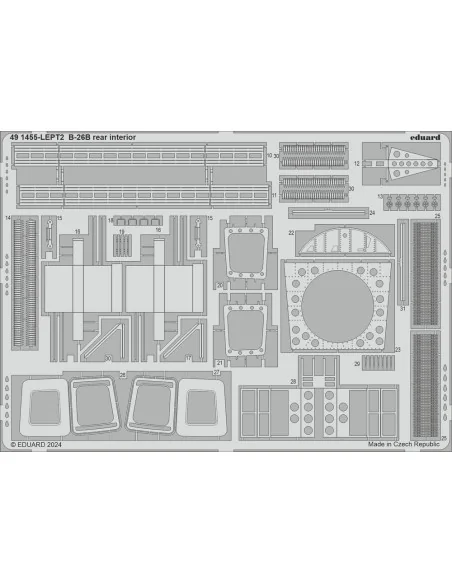 B-26B Marauder PART II ICM, 1/48 - Eduard Accessories BIG49422