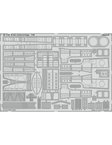 B-24J PART II HOBBY BOSS, 1/48 - Eduard Accessories BIG49424