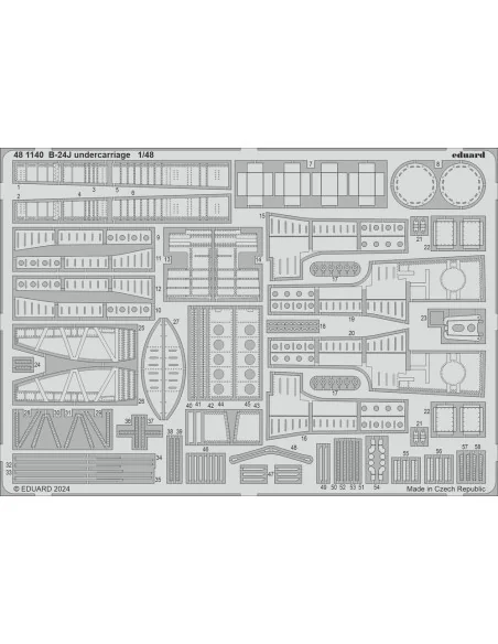B-24J PART II HOBBY BOSS, 1/48 - Eduard Accessories BIG49424
