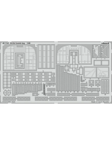 B-24J PART II HOBBY BOSS, 1/48 - Eduard Accessories BIG49424