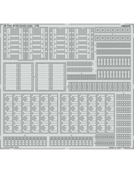 B-24J PART II HOBBY BOSS, 1/48 - Eduard Accessories BIG49424