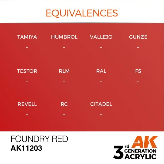 Foundry Red 17ml - AK Interactive AK11203