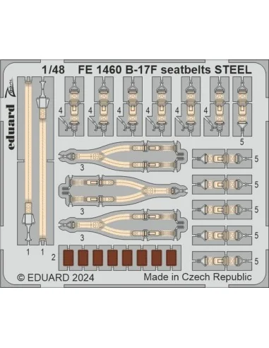 B-17F alternate nose (frame X) PART I, 1/48 - Eduard Accessories BI...