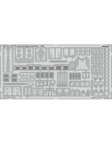 B-17F PART II, 1/48 - Eduard Accessories BIG49428