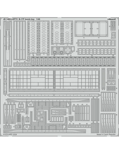 B-17F PART II, 1/48 - Eduard Accessories BIG49428